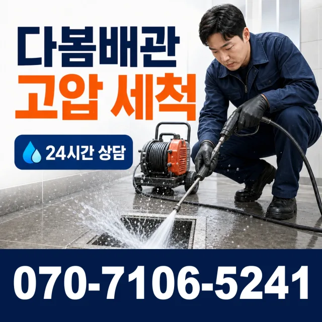 전남광주 신안군 도초면 우이진리길 배수구뚫기 상담 이미지 4